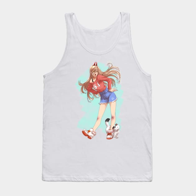 POWER demon Tank Top by ArchiriUsagi